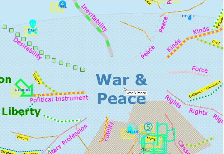 click here to see a draft map of War and Peace considerations...